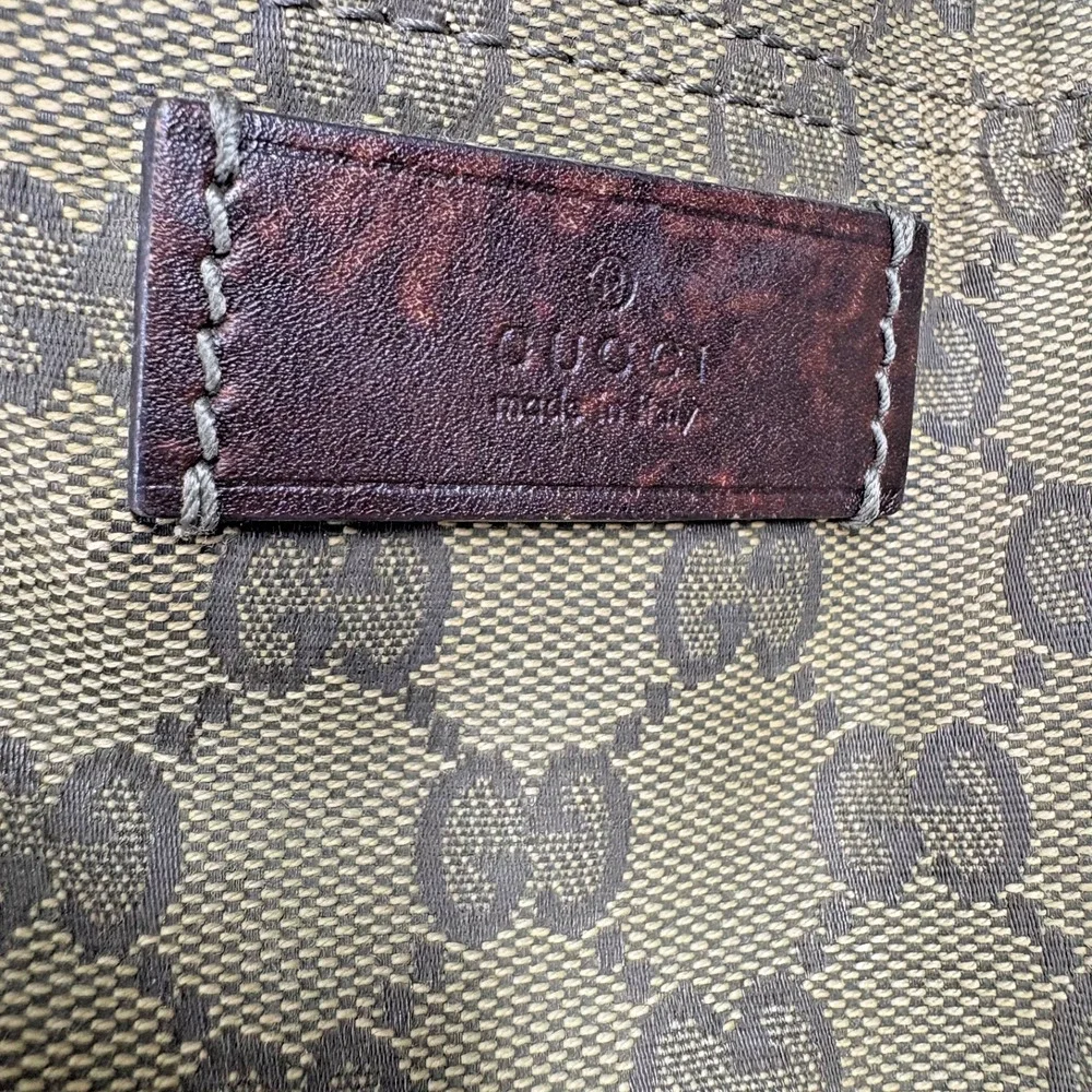 Rare Green Gucci Tote Bag Large GG Canvas Baby School Teacher Sports Travel City